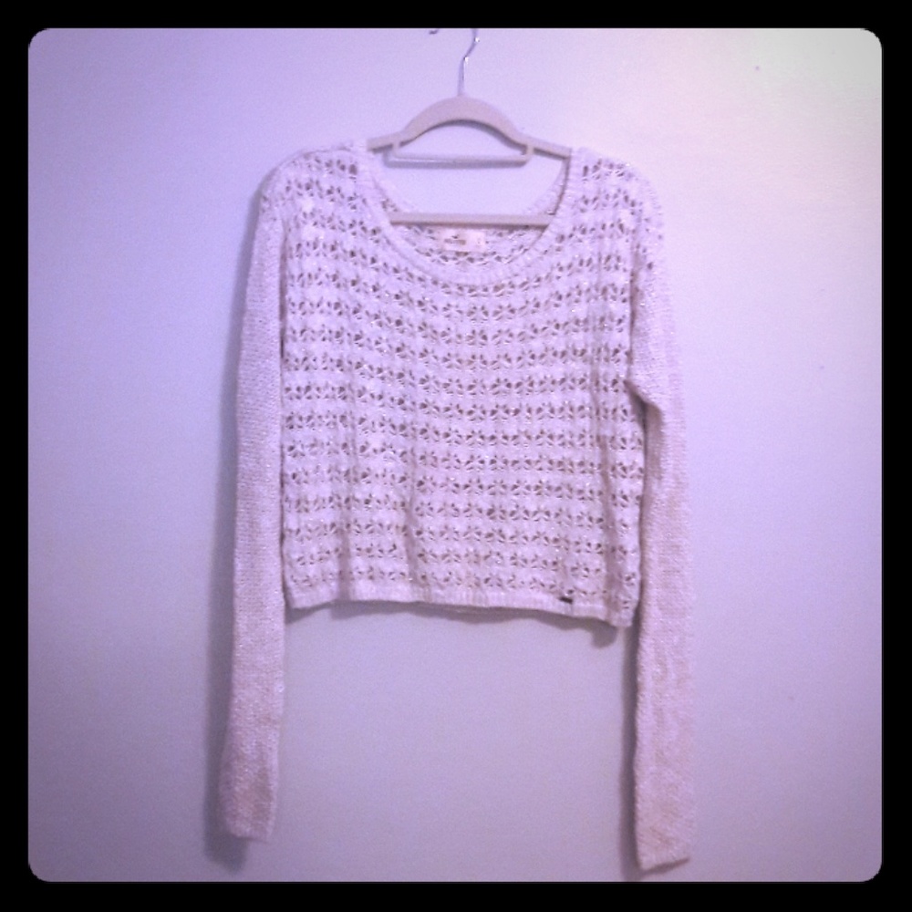 Hollister Shimmering Loose Knit Sweater